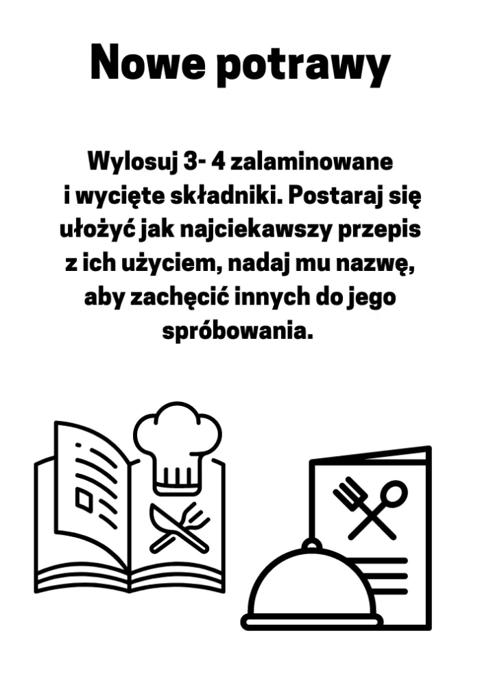 Rozbudzanie KREATYWNOŚCI - karty pracy