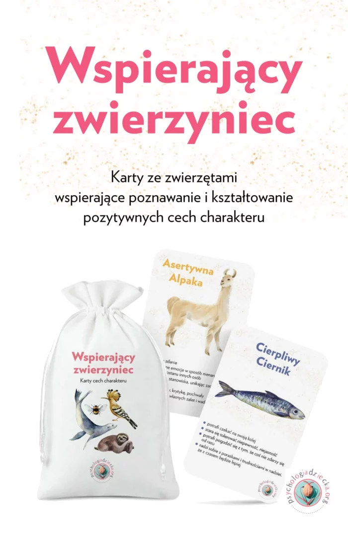 Wspierający zwierzyniec. Karty cech charakteru