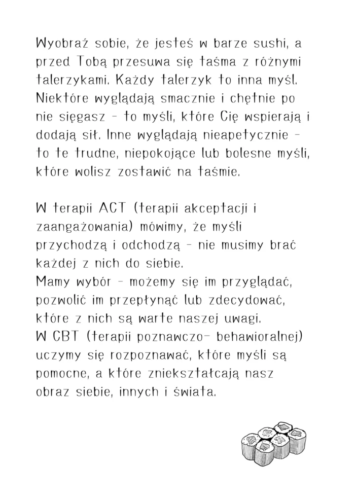 SUSHI master myśli (ACT+CBT)