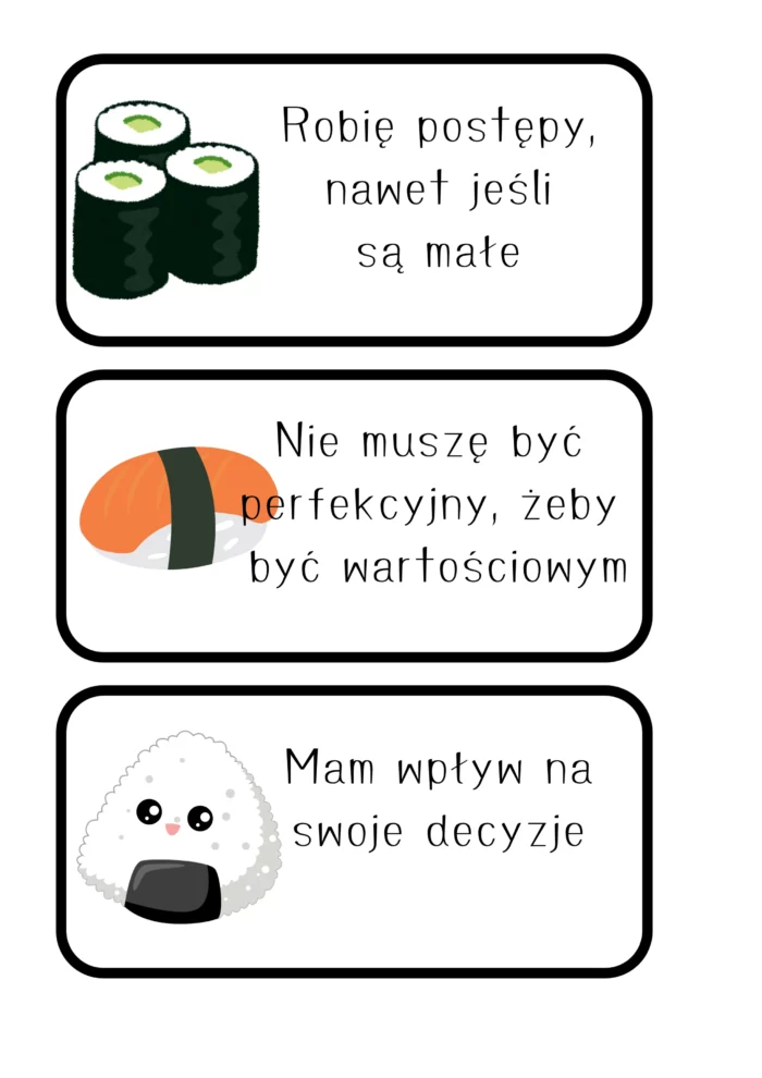 SUSHI master myśli (ACT+CBT)